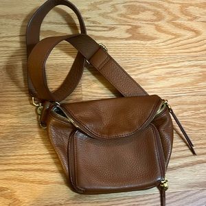Leather Hobo crossbody bag